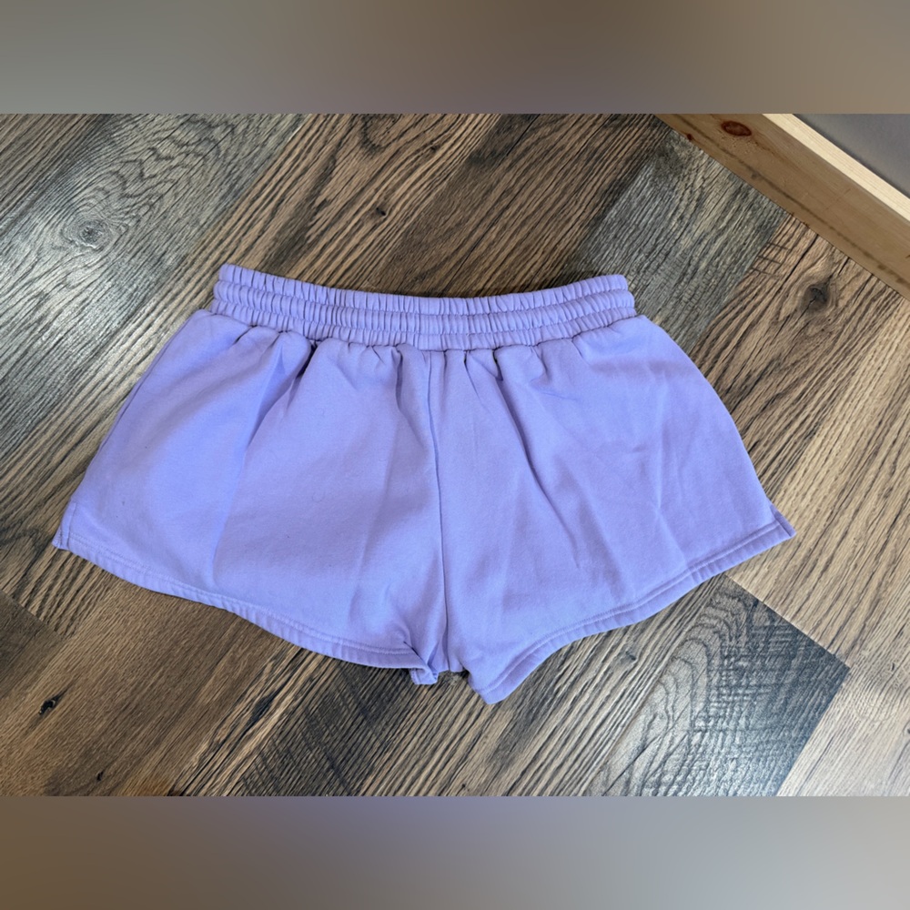 Lavender Comfort Drawstring Shorts - Picture 2 of 3